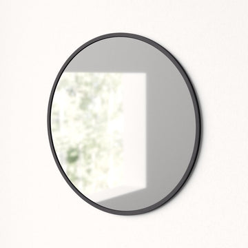 Barebo Modern & Contemporary Round Resin Accent Mirror